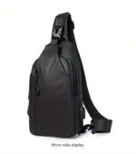 Crossbody Bag Fashionable Large Capacity Waterproof Lightweight Leisure Soft Comfortable Men Single Shoulder Bags - Image 29