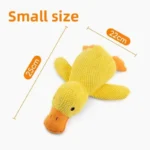 1/3PCS Things For Dogs Accessories Dog Supplies Calming Duck Squeaky Plush Toy Luxury Sleep Aid Durable Puppy Companion Pet - Image 10