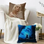 Singer Billie EilishS Pillow Anime Pillow Sofa Bed Head Pillow Cover Cushion Cover 45x45 cm Fashion - Image 3