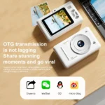 4k Digital Camera IPS HD 50MP CCD Camera 2.4" Autofocus Vlogging Student Camcorder 8X Dual Cam and LED Flash Video Photo Filming - Image 3