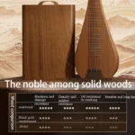 Wooden Cutting Board Double-sided solid wood Butcher Block made of rosewood,Heavy Duty Wooden Chopping Board cutting board - Image 3