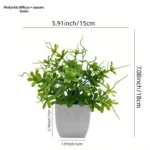 Artificial Plants With Lifelike Foliage And No Maintenance Perfect For Home Office Bathroom Desktop Shelf Decor Indoor Plant - Image 10