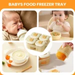Baby Food Storage Containers Freezer Trays Food Storage Child Broth Container Cooked Food Ice Cubes Trays Freezer Compartments - Image 14