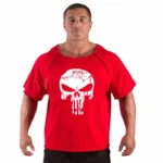 Men's T Shirts Fitness Men Bodybuilding  Shirt Batwing Sleeve Rag shirt Gym Fitness Muscle Running T shirt - Image 28