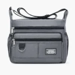 Mens Crossbody Bag Single Shoulder Bags Big Capacity Multi-Pockets Storage Bag Fashion Handbag Business Crossbody Bags - Image 2