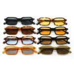 Women's Square Sunglasses 2024 New Sunglasses Fashion Sunglasses Street Photography Sunglasses Trendy Fashion - Image 2