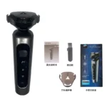 Electric Shavers for Men Waterproof Electric Trimmer Razor Wet &amp Dry Use Rechargeable Battery Rotary Shavers Machine Shaving - Image 10