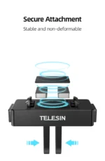 TELESIN Magnetic Two Claw Adapter Action Camera Accessories For Insta 360 Ace Ace pro Adapter - Image 11