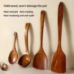 Kitchenware set: cooking spatula, pot spatula, wooden spatula, spoon, stir-frying spoon, pot spatula, soup spoon, kitchen tool - Image 5
