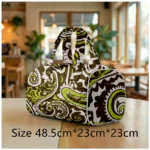 Quilted Tote Bag Men Women Large Hobo Purse Boho Chic Shoulder Bag Unique Paisley Print Beach Bag Spacious Travel Tote Handbag - Image 17