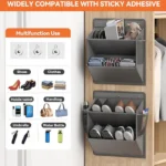 RV Shoe Storage Wall Shoe Racks Space Saving Organizer Adhesive Holder for Laundry Bathroom Bedroom Entrance Dorm Utility Room - Image 20