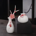 Handmade Flower Vases Ceramic Hydroponic Mini Flower Inserted Dry Flower Fragrance Bottle Home Decorations Floreros Vintage - Image 5