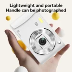 4K Vlogging Travel Front-facing Digital Camera A15 Portable High Definition 1080P Photography Travel Selfie Cam 44MP Resolution - Image 2