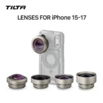 TILTA Khronos  Fisheye Lens 16mm Wide Angle Lens Micro 10x Macro Lens Telephoto Lens Camera Lens T-Mount Lenses for iPhone