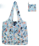 Tote Bags Flower Print Women's Grocery Handbags Outdoor Foldable Shopper Eco Shopping Bag Reusable Storage Bag Organizer Bags - Image 30