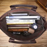 Genuine Leather Men's Brifecase 15 Inch Laptop Bags Simple Cowhide HandBag Vegetable-tanned Leather Fashion Casual Style - Image 26