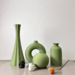 4 Piece Set of Bohemian Style Vases, Dried Flower Arrangement Vases, for Home Decoration Vases, Office Desktop Vase Ornaments, B - Image 7