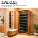 Rotating Shoe Rack New Stainless Steel Multi-Layer Built-In Ultra-Thin 90 Degree Side Mount Large Capacity For Home Organizer - Image 5
