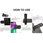32x Telephoto Mobile Phone Telescope Zoom Lens High-definition Concert Viewing Shooting Equipment Mobile Phone Lenses - Image 9
