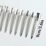 Silver Hair Sectioning Clips Professional Salon Hairdressing Pins Non‑slip Hair Parting Clips For Wig Hair Extension Styling - Image 3