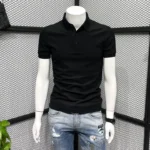 Polo Men's T-shirt Slim Fit Clothes Streetwear Top Embroidery Print With Collar Man Tee Shirts Graphic White Vintage Hot S - Image 11