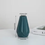 Nordic Vases Pure White Plastic Vases Imitation Ceramic Flower Vases Desktop Flowerpot Wedding Decor Home Ornament - Image 14