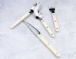 New Design Dinnerware 4 In 1 Set Stainless Steel 18/8(304) ABS Handle With Rivets Top Mirror Polishing Cutlery Sets For Kitchen - Image 26