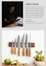 XINZUO 1-8pcs Kitchen Knife Set 73 Layers Custom Damascus Steel 15°±1 Per Side Steel Blade with Olive Wood Handle - Image 38