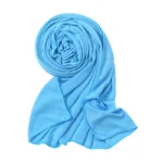 Women Big Size Cotton Jersey Hijabs Scarf Islamic Turban Shawls Trendy Muslim Hijab Solid Plain Cotton Scarves Headscarf - Image 53