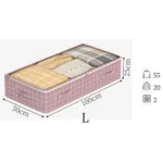1Pc Under Bed Storage Containers, Large Capacity Underbed Storage Bags Organizer, Thick Fabric Storage Bins with Clear Window - Image 8