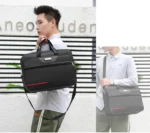 Oxford Cloth Laptop Bags Men Large Capacity Briefcase Business Travel Shoulder Pouch - Image 34
