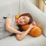 Round Bed Pillows Roll Cover Head Leg Back Lumber Support Light Travel Column Bolster Pillowcase Cylindrical Cushion Covers - Image 29