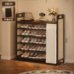 Display Foldable Shoe Racks Organizer Cabinet Portable Luxury Shoe Racks European Shelf Meuble Chausssure Home Furniture - Image 16