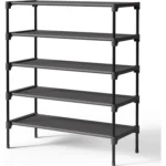 Shoe Rack Non-Woven Shoe Rack Shelf, Stackable Shoe Organizer helves for Closet, Entryway, Garage & Corridor, Sturdy & Long - Image 8