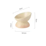Cat Ceramic Bowl Gradient Pet Food Water Feeders Small Dogs Drinking Eating Supplies Raised Tilted Cats Puppy Feeding Supplies - Image 12