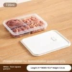 Refrigerator Food Storage Containers, Suitable For Meat And Other Food, Food-grade Airtight Containers, 2/4/6 Compartments. - Image 7