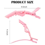 12Pcs Hair Clips for Styling Sectioning, Wide Teeth Design Professional Salon Alligator Hair Clips for Positioning, Perming - Image 2