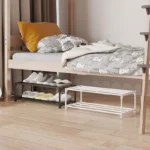 Shoe Rack for Closet,  Adjustable Shoe Rack for Small Space, Small Shoe Organizer for Front Door, Sturdy Metal,Front Door - Image 4
