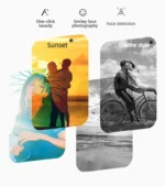 4k High-definition Pixel Portable Digital Camera with Front and Rear Dual Cameras Autofocus Entry-level Camera Selfie with Flash - Image 16