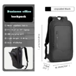 Heroic Knight Men Business Backpack Multifunction Slim Laptop Bags For Women outdoors Waterproof pack Aesthetic Backpack Design - Image 10
