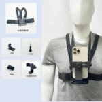 First-person camera accessories Sports camera chest shooting strap live outdoor cycling mobile phone stand - Image 4