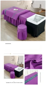 Head Washing Hairdressing Bedspread Barbershop Beauty Salon Hair Salon Thai Massage Bedspread Skin-Friendly SPA Bed Cover - Image 33