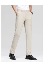 New Men's Business Office Party Suit Pants Spring Summer  Loose Ice Silk Breathable Pants Casual Trousers Male Straight Pants - Image 30