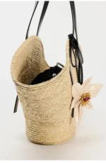 Straw Woven Handbags For Women Handmade Travel Seaside Beach Bag Summer New Handle Bucket Bag Shopping Tote Bag Basket Bolsa - Image 10