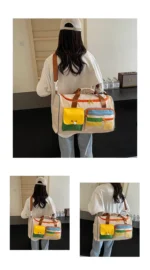Travel Bag, Duffel Bag Cosmetics Bag, Professional Fitness Bag, Yoga Swimming Training Backpack, Satchel Shoulder Crossbody Tote Bag, Suitable for Men and Women - Image 18
