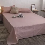 Bed Sheets Plaid Non-slip Comfortable Washed Twin Queen Full Size Nordic Style Universal Bedspread Simple Durable Antibacterial - Image 6