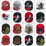 Men Baseball Cap Flat Hats  Embroidery Flat Top Hat Men Women Outdoor Leisure Hip Hop High Street Big Head Plus Size - Image 5