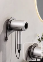 Plastic Hair Dryer Rack Wall Mounted Self-adhesive Blow Dryer Holder Hanging Organizers Bracket Without Drilling Hair Dryers ABS - Image 15
