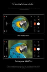 ED Low Dispersion 400mm Telephoto Lens, Fotorgear Pro with 13 Elements & 35mm Prism, No Vignette, IOS Stabilization for Phone - Image 16