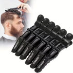 6pcs Black Matte Hair Sectioning Clip Clamp Hair Grip Hairdressing Salon Tool - Image 14
